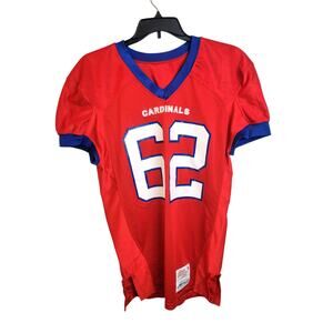 Football Jersey #62 Cardinals Men's XL Ripon Athletic Red Kesslers Team Sports